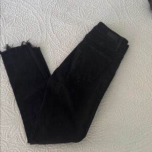 Abercrombie & Fitch Black Ankle high rise skinny jeans